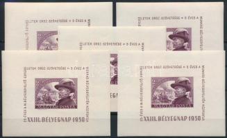 1950 Bem 5 db blokk (75.000)