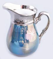 Ezüstözött 3 részes szervírozó készlet, hibátlan, m: 23 cm alatt