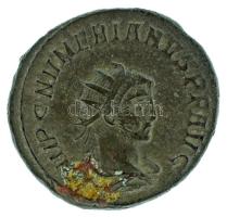 Római Birodalom 283-284 / Numerianus / Cyzicus / Antoninianus (3,62g) T:XF,VF Roman Empire 283-284 / Numerian / Cyzicus / Antoninianus "IMP C NVMERIANVS PF AVG / CLEMENTIA TEMP - S - XXI" Numerian standing right, receiving Victory on globe from Jupiter, standing left, holding sceptre (3,62g) C:XF,VF RIC V.2 463