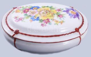 Zsolnay bonbonier, jelzett, hibátlan, 10x7,5 cm