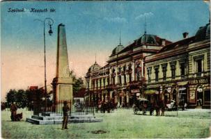 1922 Szolnok, Kossuth tér, Fehér Adolf, Koppán György üzlete. K. J. Bp. 1917/21. (EK)