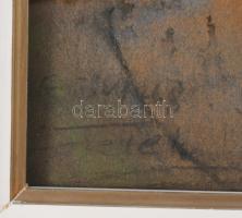 Sztelek jelzéssel: Nagybánya környéki táj (Gutin). Pasztell, papír. Üvegezett fakeretben. 33x23,5 cm