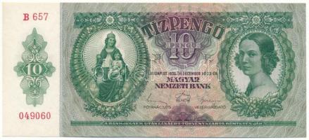 1936. 10P "B 657 049060" T:AU hullámos papír Adamo P9