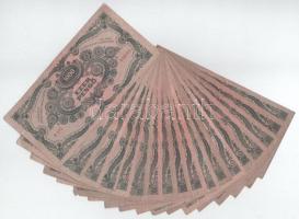 1945. 1000P (18db 17xklf sorozatszámmal) "F 172 - F 625" ebből 16db "MNB" bélyeg...