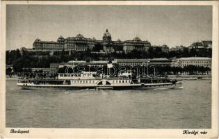 1950 Budapest I. Királyi vár, "SZENT GELLÉRT" gőzös (EK)