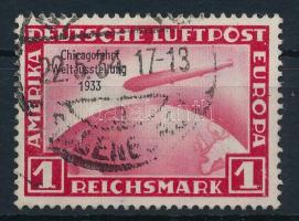 Deutsches Reich 1933 Zeppelin Chicagofahrt Mi 496 (Mi EUR 500.-)