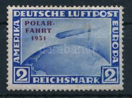 Deutsches Reich 1931 Zeppelin Polarfahrt Mi 457 újragumizott / regummed (*Mi EUR 220.-)