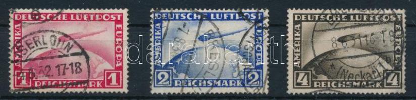 Deutsches Reich 1928-1931 Zeppelin Mi 423-424 + 455 (Mi EUR 155.-)