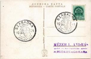 1941 Palics, Palic (Szabadka, Subotica); fürdő / Banja / spa + "1941 Szabadka visszatért" ...