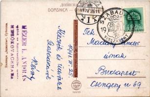 1941 Szabadka, Subotica; Zelezn. Direkcija / Vasúti igazgatóság / railway directorate + "1941 S...