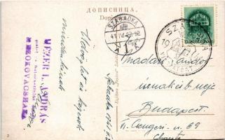 1941 Szabadka, Subotica; látkép / general view + "1941 Szabadka visszatért" So. Stpl (vágo...