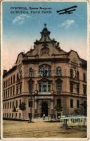 1941 Szabadka, Subotica; Pravni Fakultet / jogi egyetem, villamos, repülő / Faculty of Law, tram, aircraft (Rb)