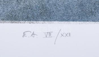 Formanek Barbara (1976-): Tükröződés I., 2001. Litográfia, papír, jelzett, művészpéldány E.A. VII./X...