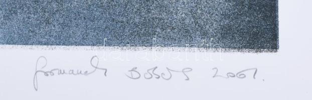 Formanek Barbara (1976-): Tükröződés I., 2001. Litográfia, papír, jelzett, művészpéldány E.A. VII./X...