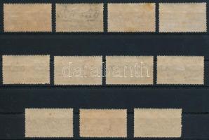 Olaszország 1917-1928 Légiposta 11 klf érték (Mi EUR 384.-) (néhány bélyeg enyhén rozsdás / stain on...