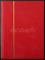 30 fehér lapos A4-es berakó, pirosa borítóval