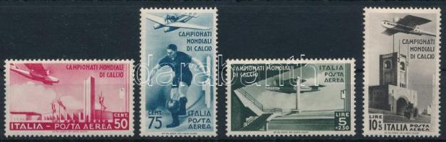 Olaszország 1934 Labdarugó VB légi értékek kifogástalan postatiszta / good quality MNH Mi 484-487 (Mi EUR 310.-)
