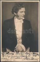 1932 Rősler Endre (külföldön Andreas Rösler) (1904-1963) Kossuth-díjas operaénekes (tenor) autográf ...