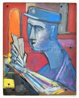 Kondor Béla jelzéssel: Alak. Pasztell, farost. 29x23,5 cm