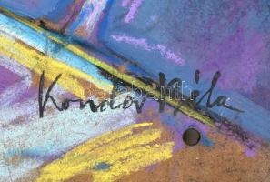 Kondor Béla jelzéssel: Alak. Pasztell, farost. 29x23,5 cm