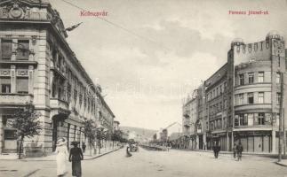 Kolozsvár Franz Joseph street with Berlitz language school