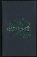 1937 Dörge Frigyes Bank Rt. zsebnaptár, kitöltetlen