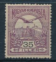 1906 Turul 35f 2. vízjelállás (26.000) (betapadás / gum disturbance)