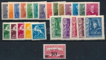 1932-1937 4 klf kiadás stecklapon (15.500)