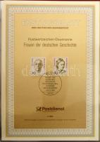 NSZK 94 db Ersttagsblatt az 1991-1992 közötti időszakból, közepes gyűrűs mappában