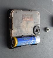 Cafe Tour krétával írható reklámtábla, óra résszel, 45x30 cm