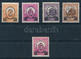 1931 Kisegítő bélyegek I. 501-504 B + 506 B (58.000)