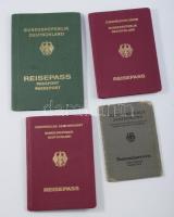 3 darab német útlevél és egy igazolvány