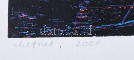 Haász Ágnes (1951-): Metszet, 2000. Szitanyomat, papír. Jelzett. Művészpéldány E.A. III/V számozássa...