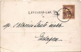 1900 Szolnok, Mezőgazdasági takarékpénztár. Bakos István kiadása (b)