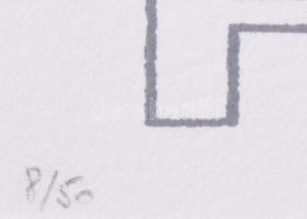 Papp Tibor (1936-2018): Hommage á Pátkai. Szitanyomat, papír, jelzett, számozott (8/50). Az 1987-ben...