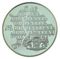 1998. 750Ft Ag "Budapest 125 éves" kapszulában, dísztokban T:PP patina
Adamo EM149