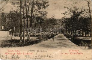 1903 Piliscsaba, Északi tábor. K.u.k. katona (EM)