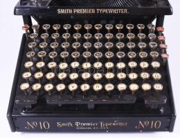 1908-1921 Smith Premier Typewriter U.S.A "No. 10" írógép. Szalagszínváltó funkcióval, két ...