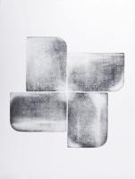 Nagy Gábor György (1966-): Rotáció (cím nélkül). Vegyes technika (sokszorosított grafika), papír, jelzett, művészpéldány E.A. II./VI. számozással, 41×41 cm