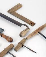 Doboznyi antik szerszám tétel, ritka, jó darabokkal