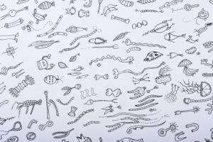 Luzsicza Lajos Árpád (1949-): Kavalkád (cím nélkül), 2003. Szitanyomat, papír, jelzett, számozott (1...