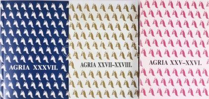 Agria - Az Egri Múzeum évkönyve - Annales Musei Agriensis I-XXX., XXXVII. évf. Szerk.: Bakó Ferenc, ...