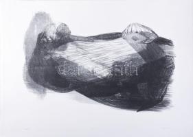 Varga Gedő Zalán Zoltán (-): Terek, 3 2005. Litográfia, papír, jelzett, művészpéldány EA I/II számozással, 49,5x70 cm