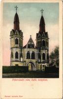 Pétervására, Római katolikus templom. Baross nyomda kiadása (EM)