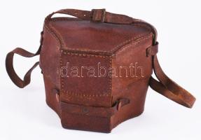Gamma Pajtás fényképezőgép, bőr tokjában