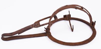 Antik vas csapda, h: 39 cm