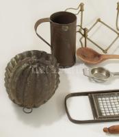 Doboznyi sokdarabos régi tárgy tétel, jó antik darabokkal