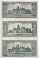 1946. 100.000.000MP (7x), közte egy enyhén eltolódott nyomat T:XF-F mind szép papír
Adamo P32