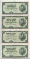 1946. 100.000.000MP (7x), közte egy enyhén eltolódott nyomat T:XF-F mind szép papír Adamo P32
