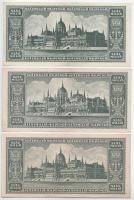 1946. 100.000.000MP (7x), közte egy enyhén eltolódott nyomat T:XF-F mind szép papír
Adamo P32